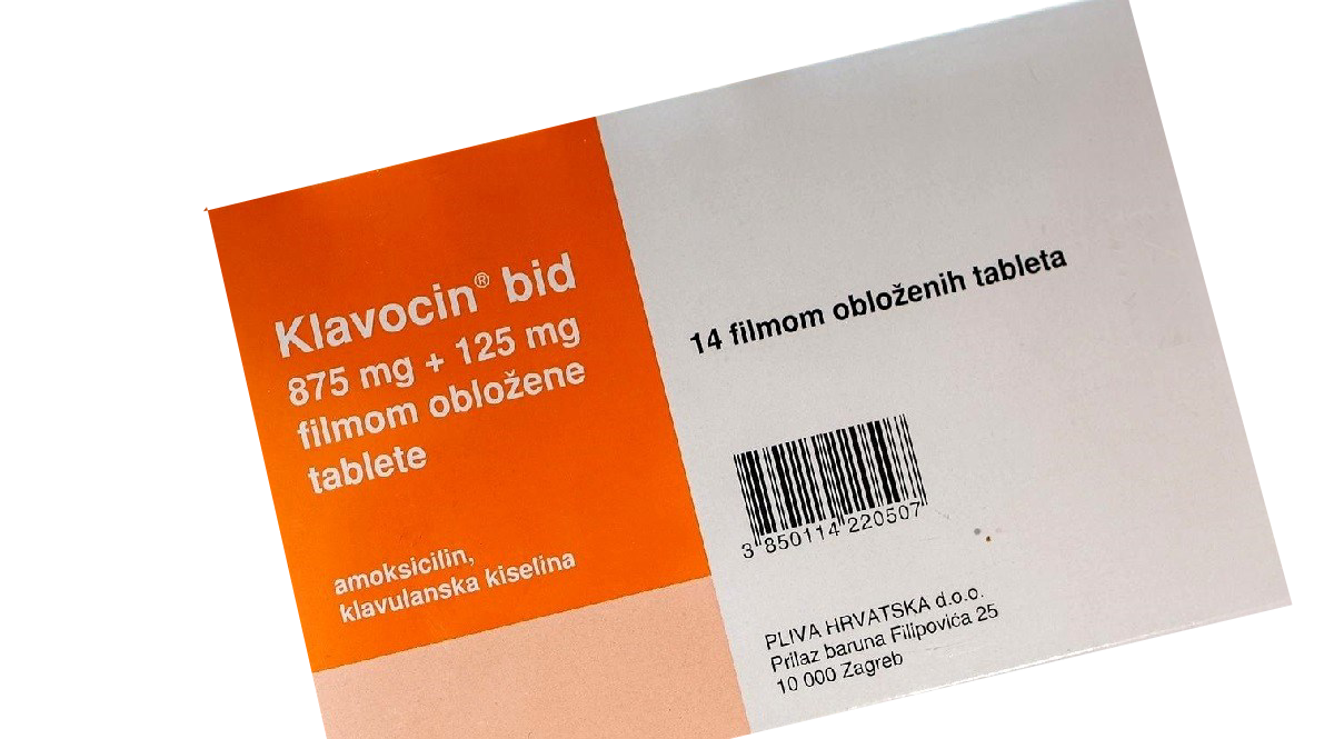 Klavocin filmom obložene tablete